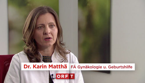 Bild des Interviews über Endometriose mit Frauenärztin Karin Matthä